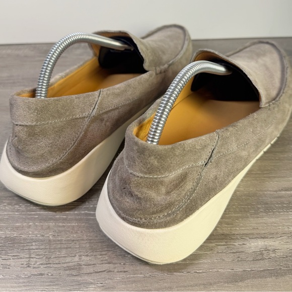 OluKai Ka’a Grey Italian Suede Drop Heel Loafers size 11 $179.90 - Picture 5 of 10